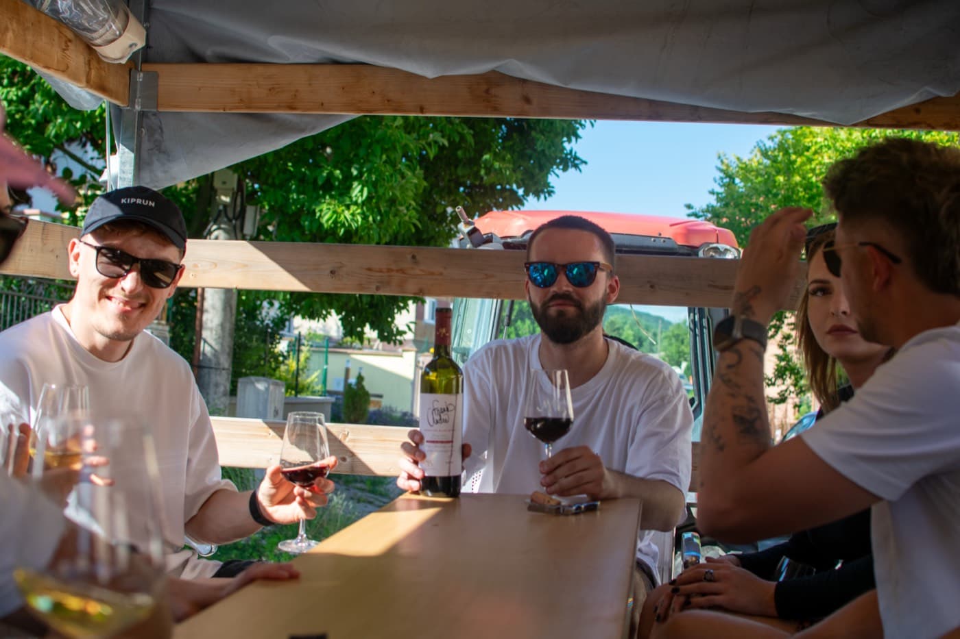 Ochutnávka vín v tieni vlečky